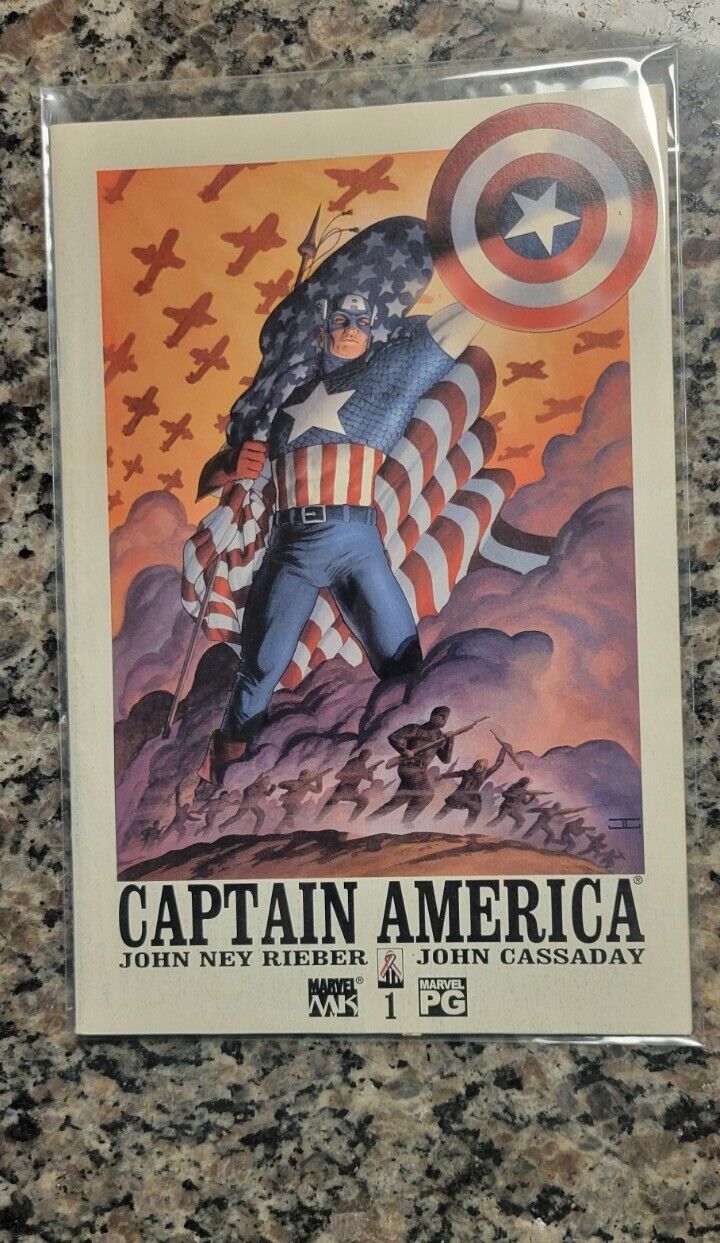 Captain America #1 (2002)  John Ney Rieber & John Cassaday 