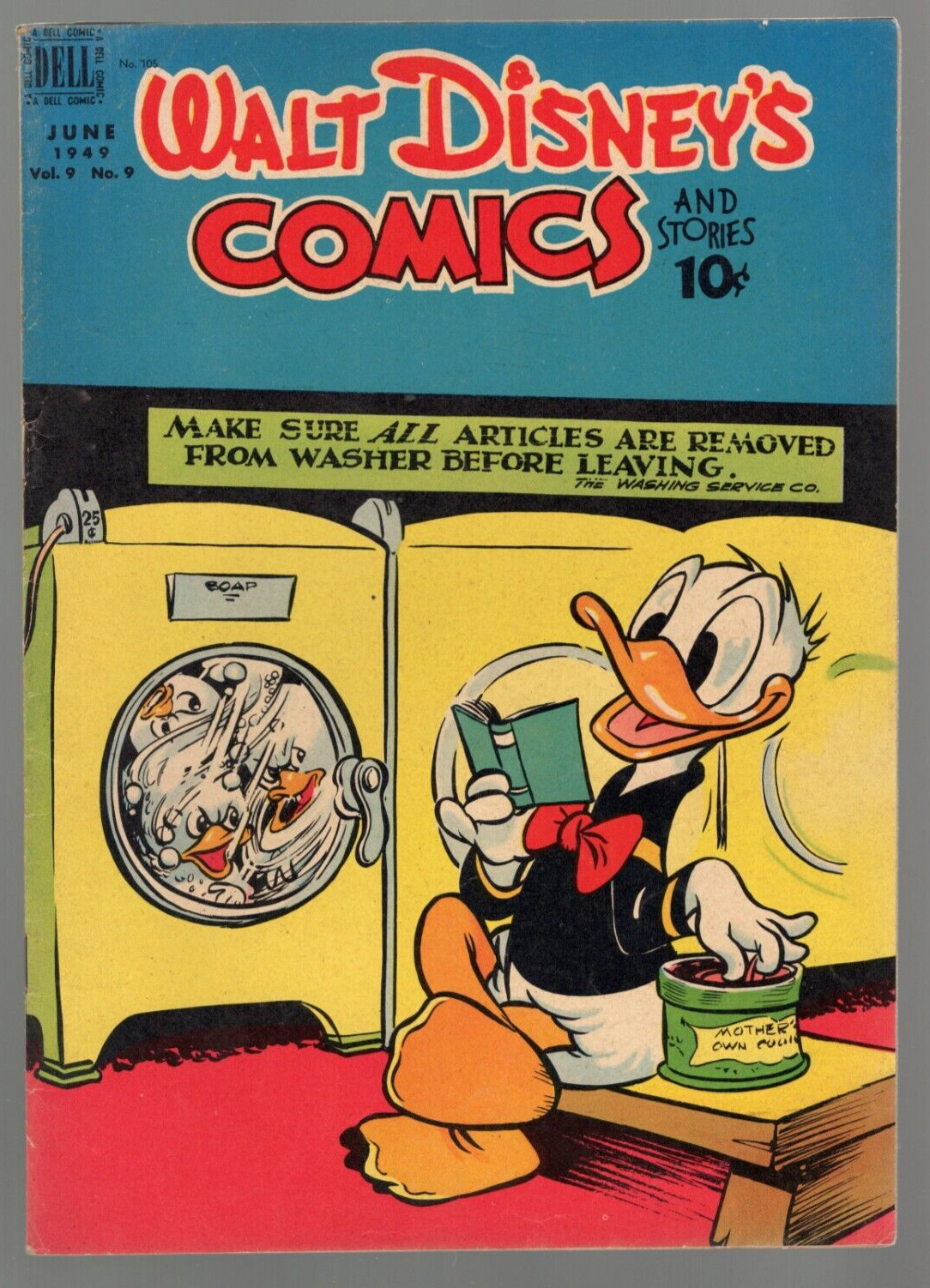Walt Disney's Comics and Stories #105 Dell/Gold Key 1949 FN+ 6.5