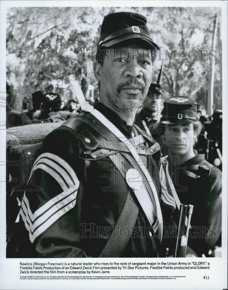 1989 Press Photo Morgan Freeman in \