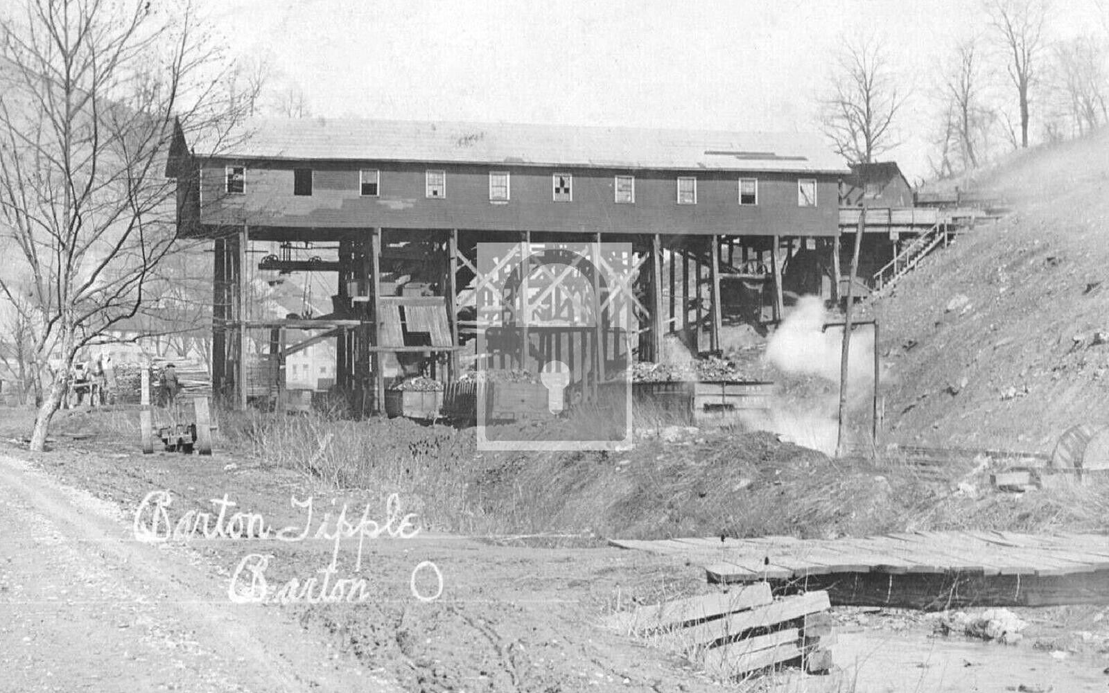 Coal Mine Tipple Barton Ohio OH 4x6 Reprint