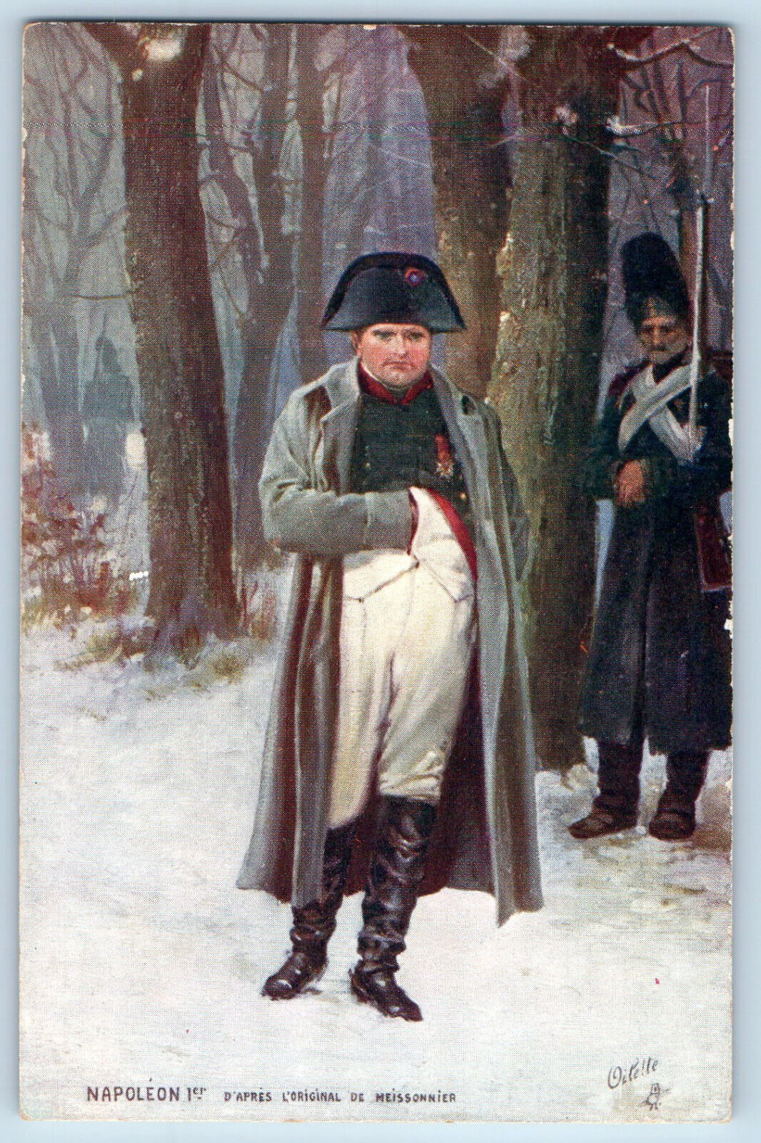 Russia Postcard Napoleon From The Original By Meissonnier c1910 Oilette Tuck Art