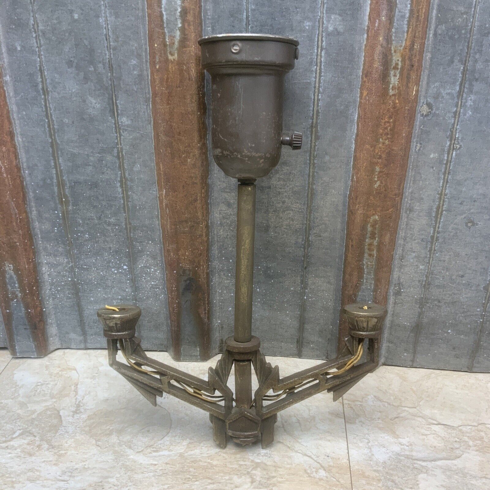 Vintage Antique Floor Lamp Part Socket Salvage Repurpose