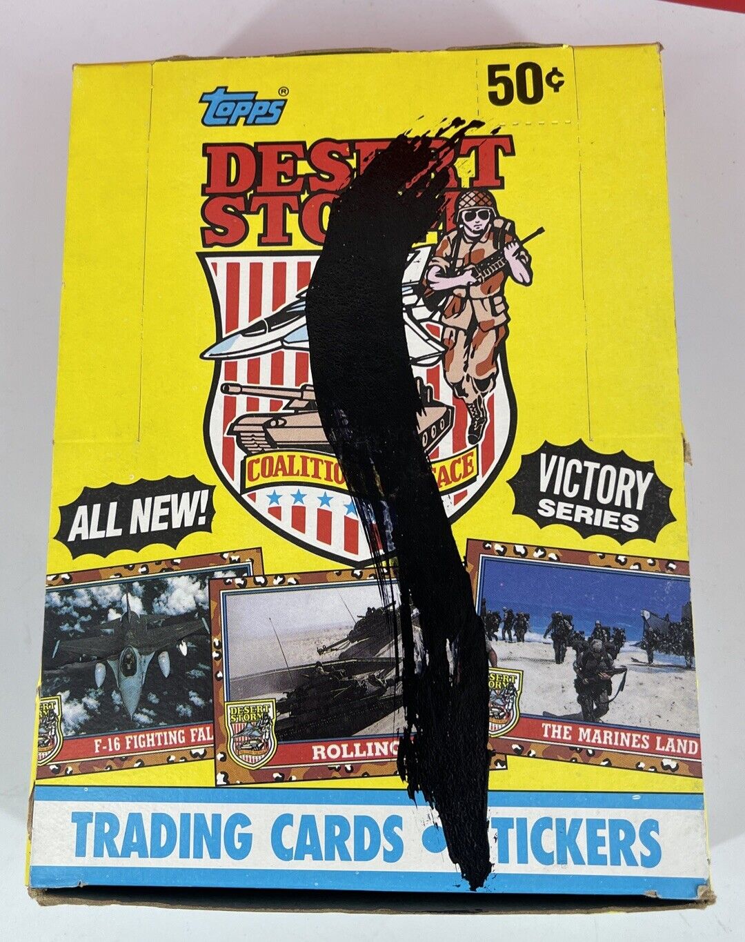 1991 Topps Desert Storm Trading Card 36ct Full Box Unopened Cards Victory Series