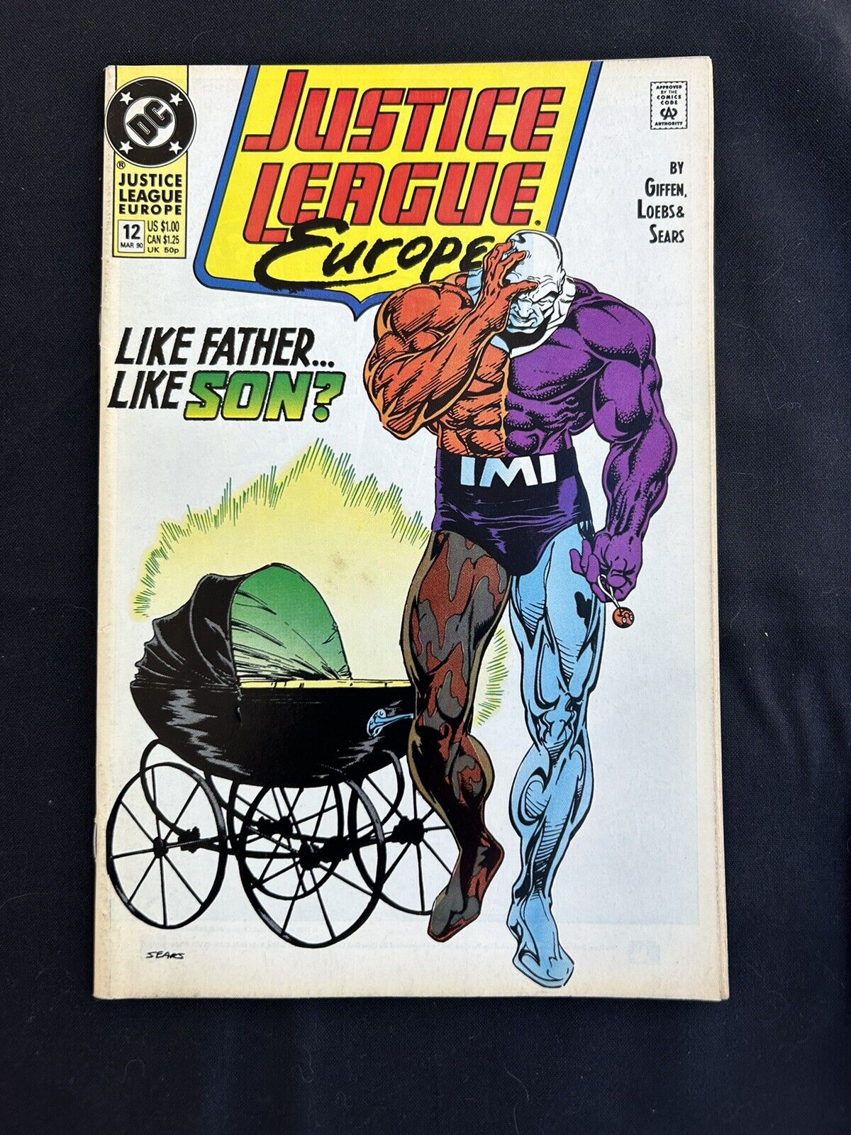 JUSTICE LEAGUE EUROPE #12 Ungraded DC COMIC BOOK March 1990
