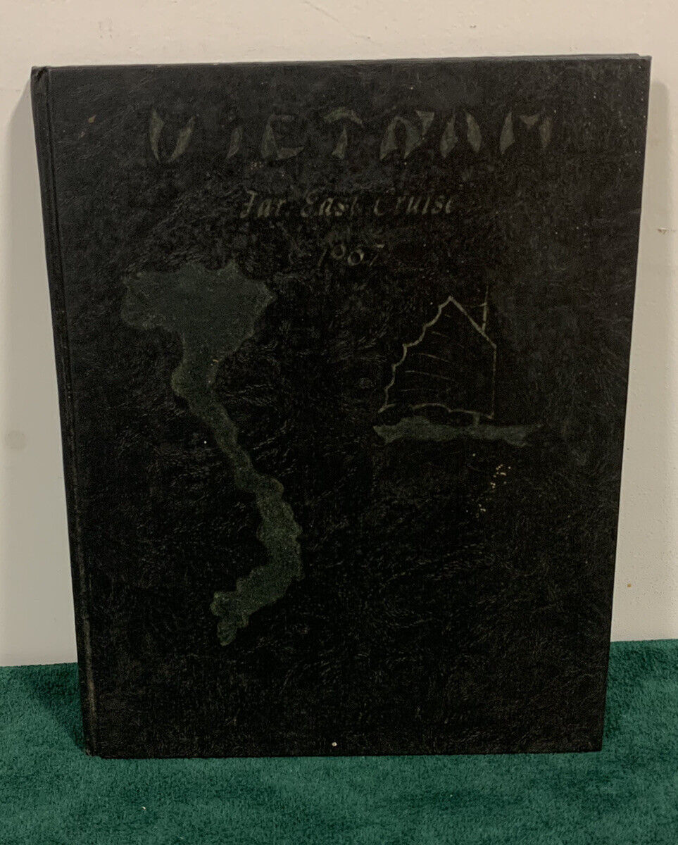 1967 USS Forrest Royal DD-872 Yearbook Far East Cruise Hardcover Vintage Origina