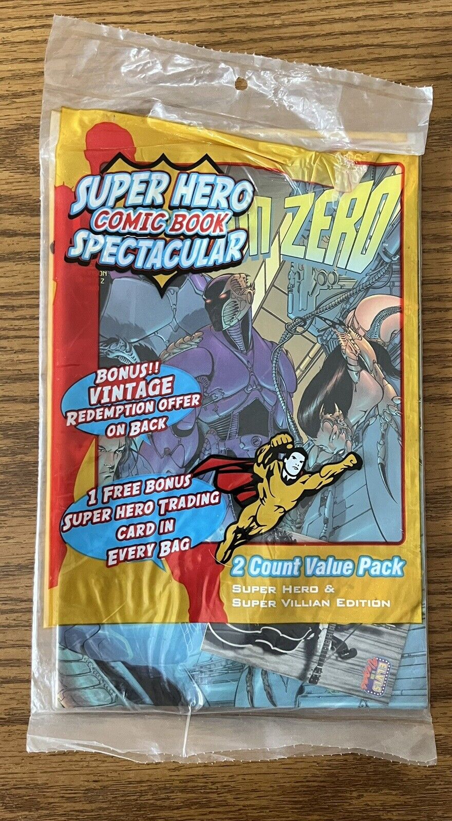 super hero comic book spectacular, 3 Unopened Packages, 2 Count Value Pack