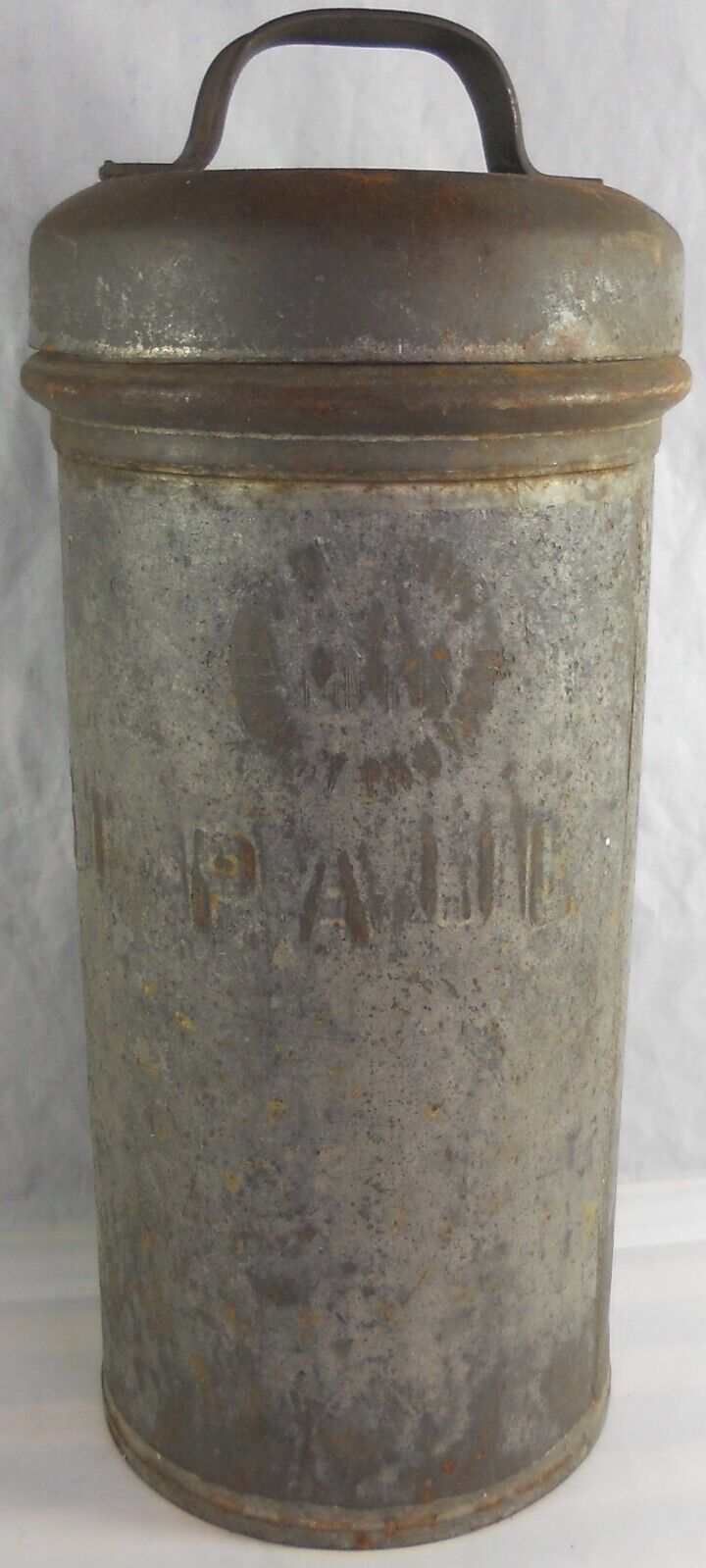 Vintage Galvanized Embossed St. Paul MN Cream Butter Milk Can