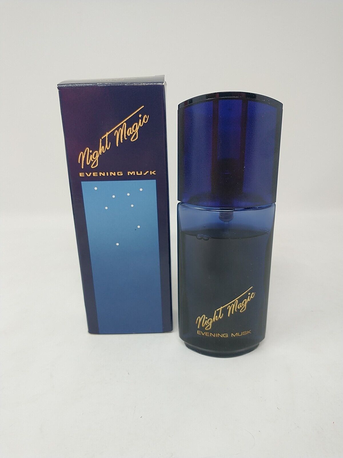 Vintage Avon Night Magic Evening Musk Cologne Fragrance Spray 1.5 fl oz Bottle