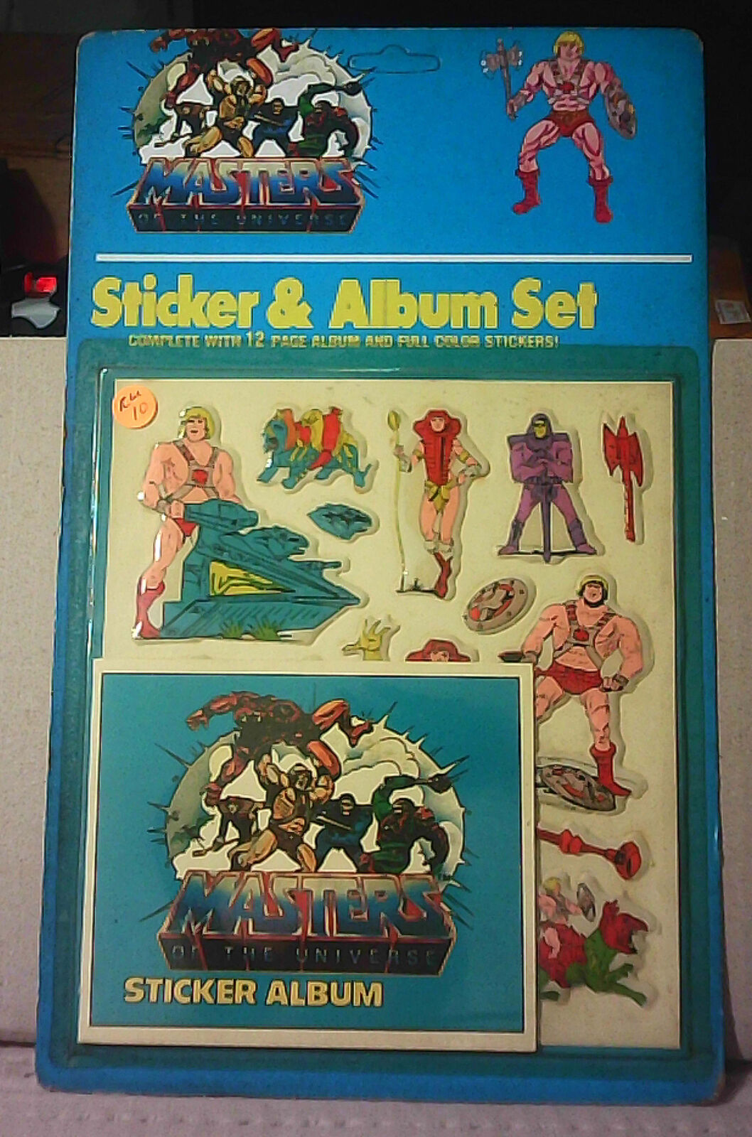 Z1) Vintage Taiwan Skeletor, He Man Master of The Universe Sticker & Album Set