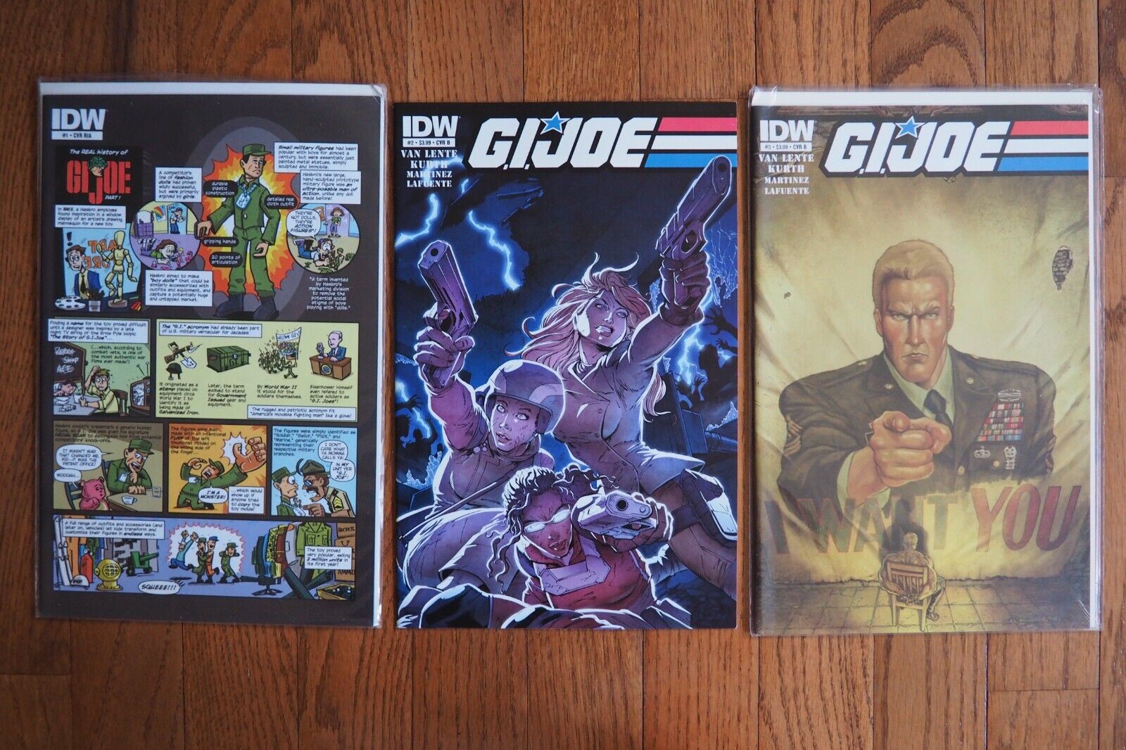 GI Joe Issues 1 2 3 IDW Comics G.I. Joe GIJoe