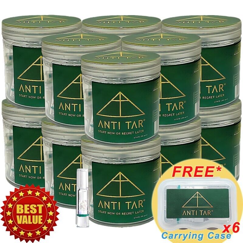 [Bundle-12] ANTI TAR® TripleGuard Cigarette Filter Tips Holder Smoking Tar Trap