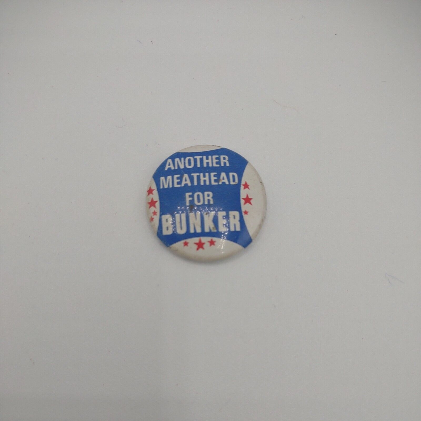 Vtg 1972 Archie Bunker President Another Meathead Spoof Buttons All In Family Tv