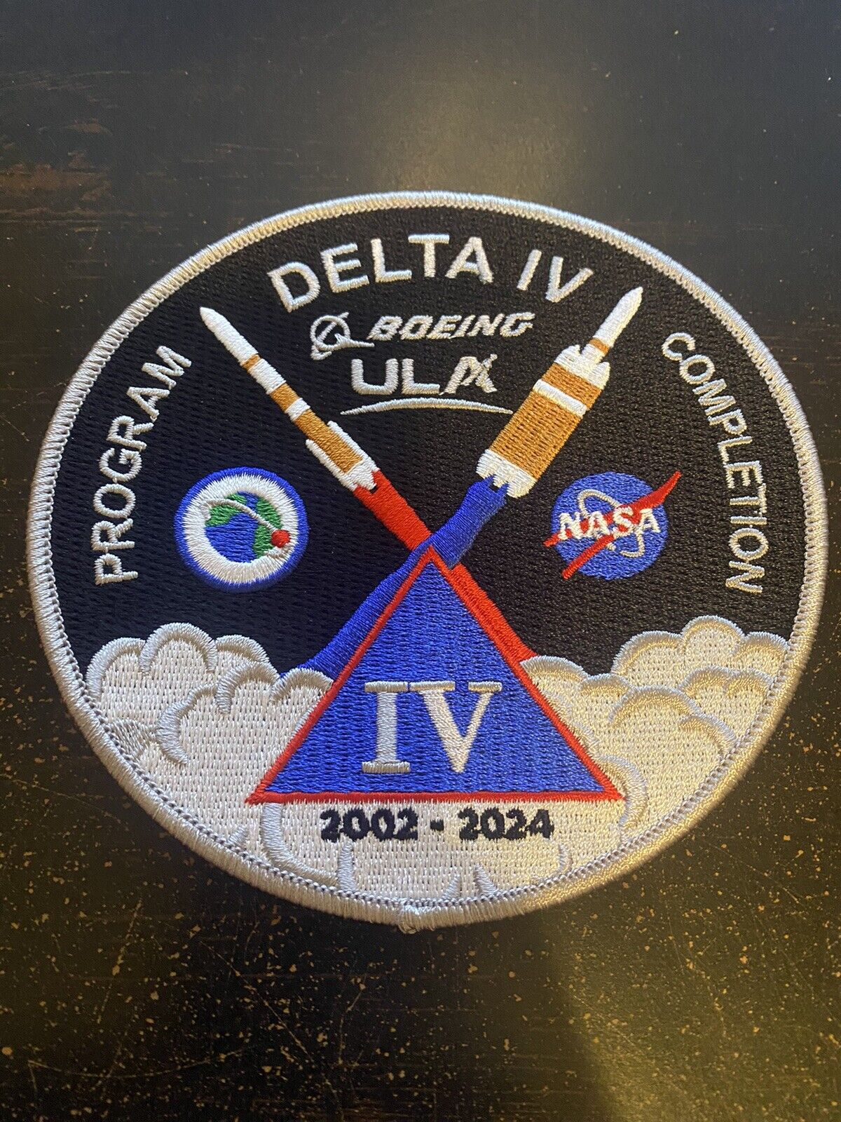 DELTA IV PROGRAM COMPLETION COMMEMORATIVE PATCH MISSION BOEING ULA 2002 - 2024
