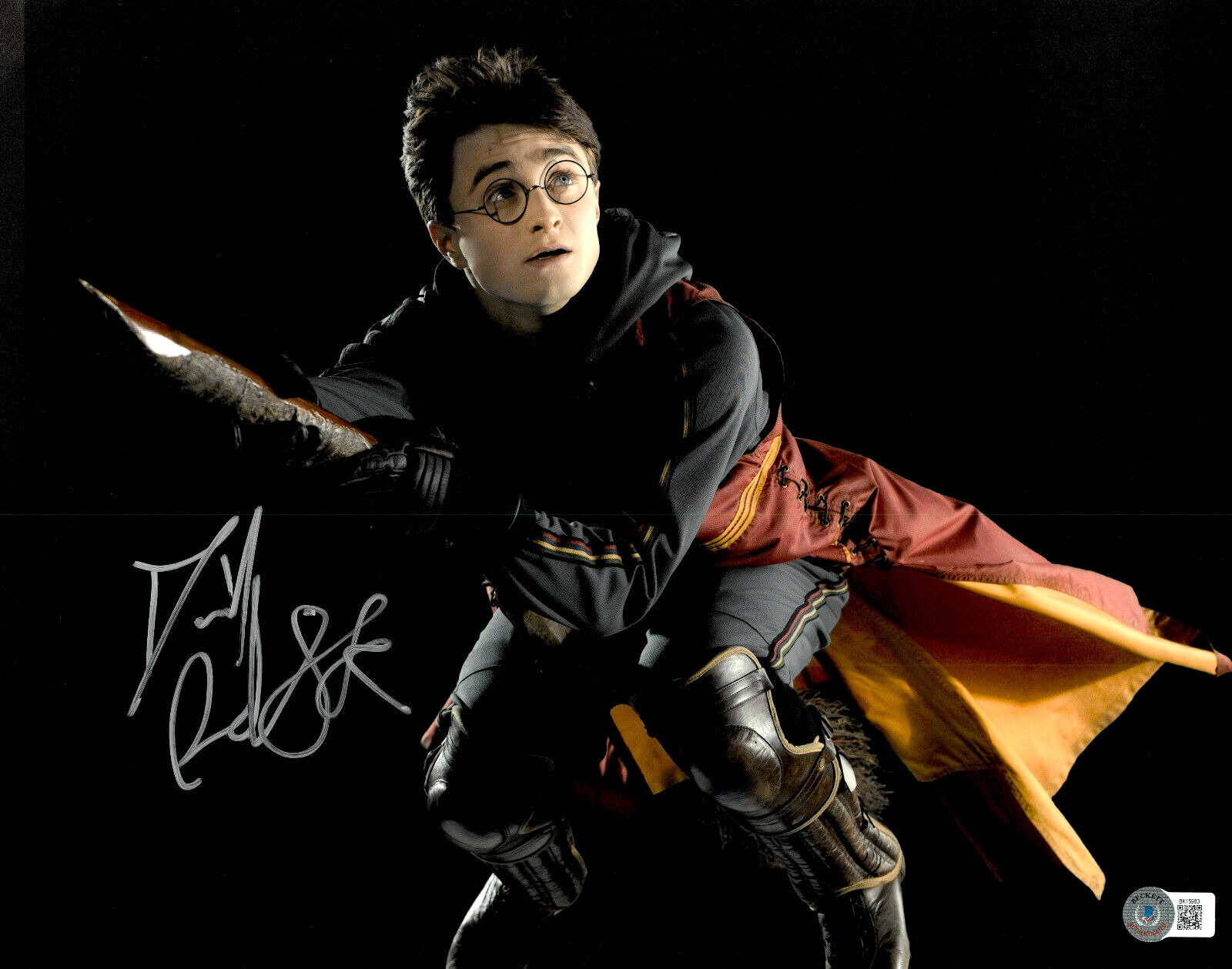 Daniel Radcliffe Signed Autgraph  Harry Potter 11x14 Photo BAS Beckett
