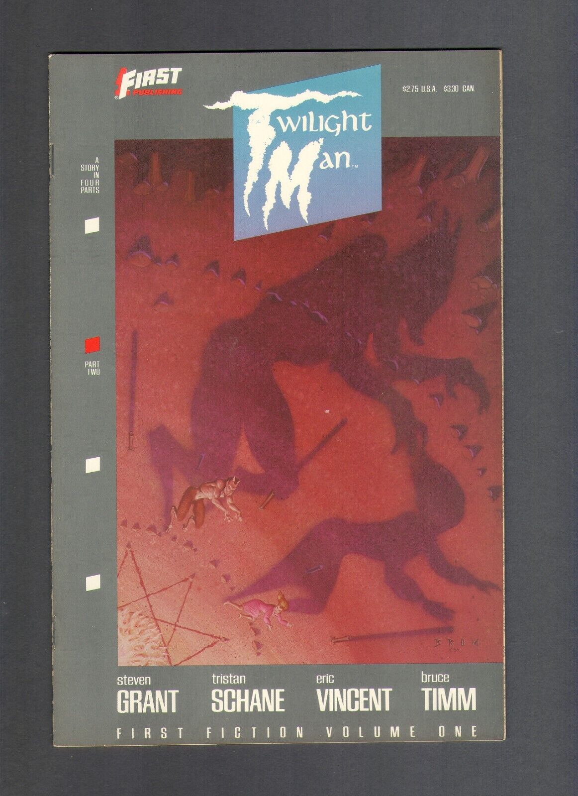 Twilight Man 2 (First 1989) VF first printing Steven Grant Tristan Schane