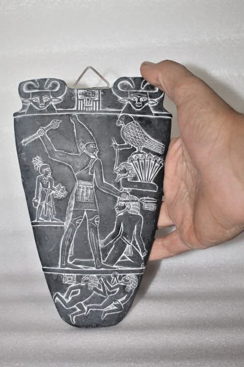 Rare stela Ancient Egyptian Antique Egyptian Palette King Narmer Egyptian BC