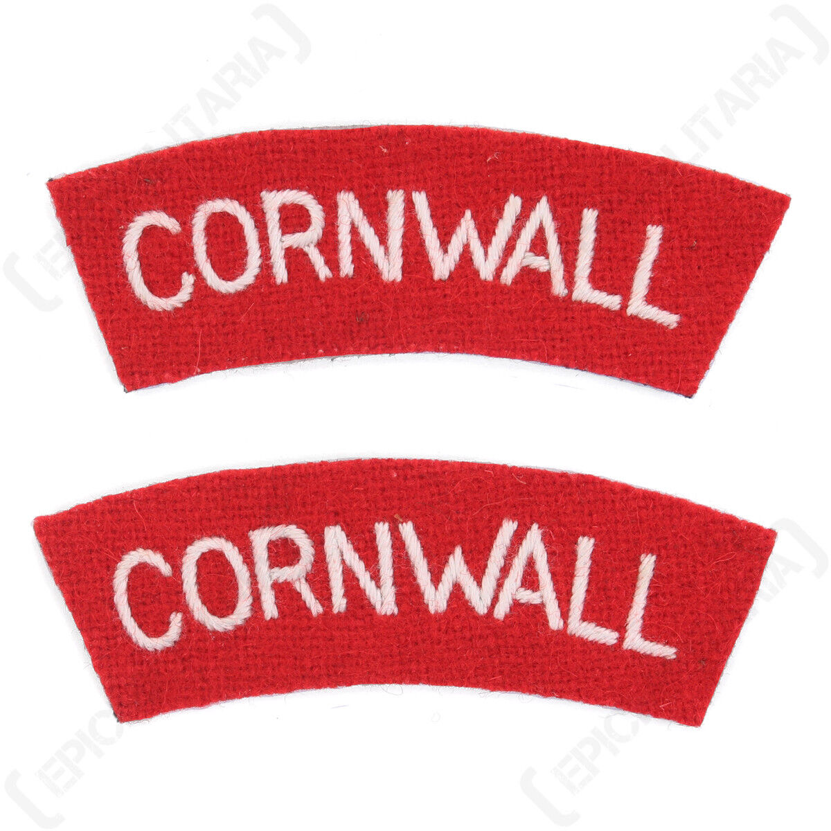 Cornwall Regiment - WW2 Repro Shoulder Title Patch Badge Sleeve Flash Arm Army