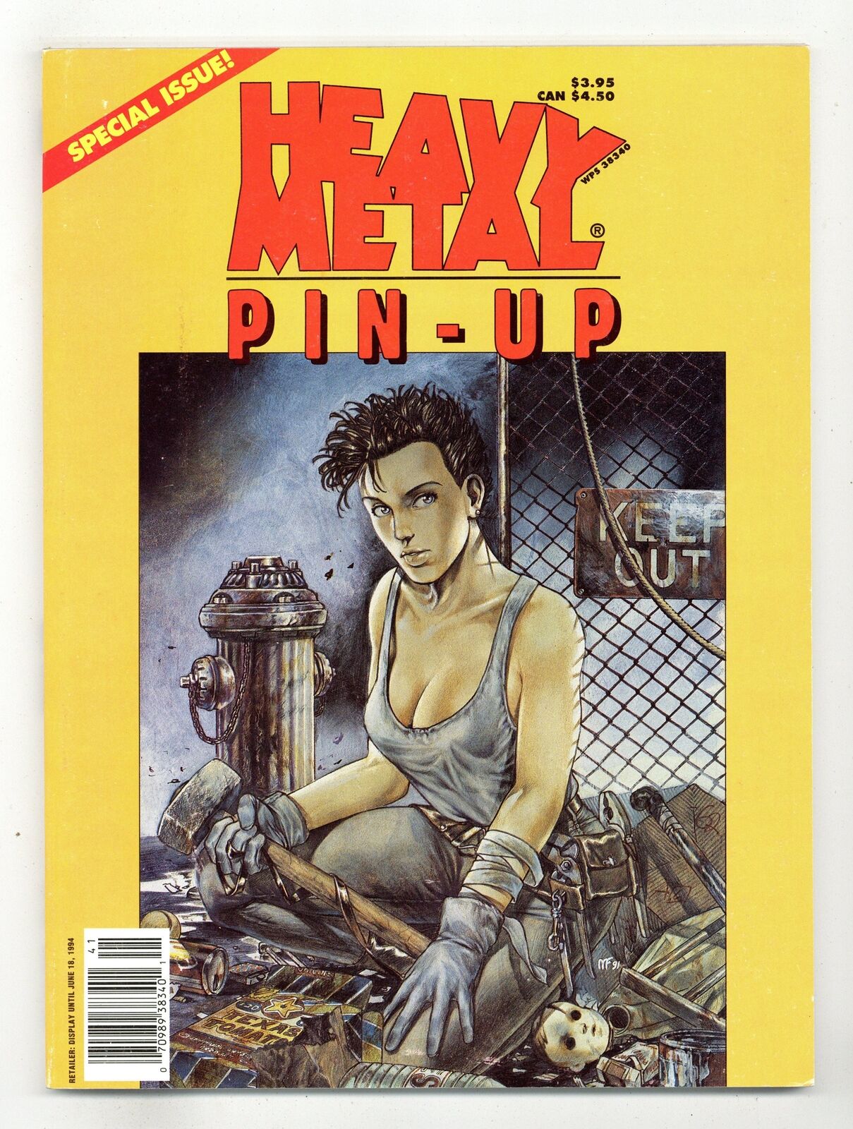 Heavy Metal Pin-Up Heavy Metal Special Vol. 8 #1 FN+ 6.5 1994