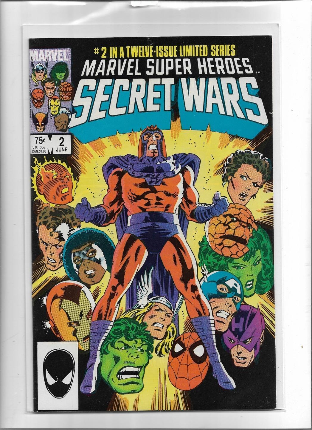 MARVEL SUPER HEROES SECRET WARS #2 1984 NEAR MINT 9.4 3373 MAGNETO