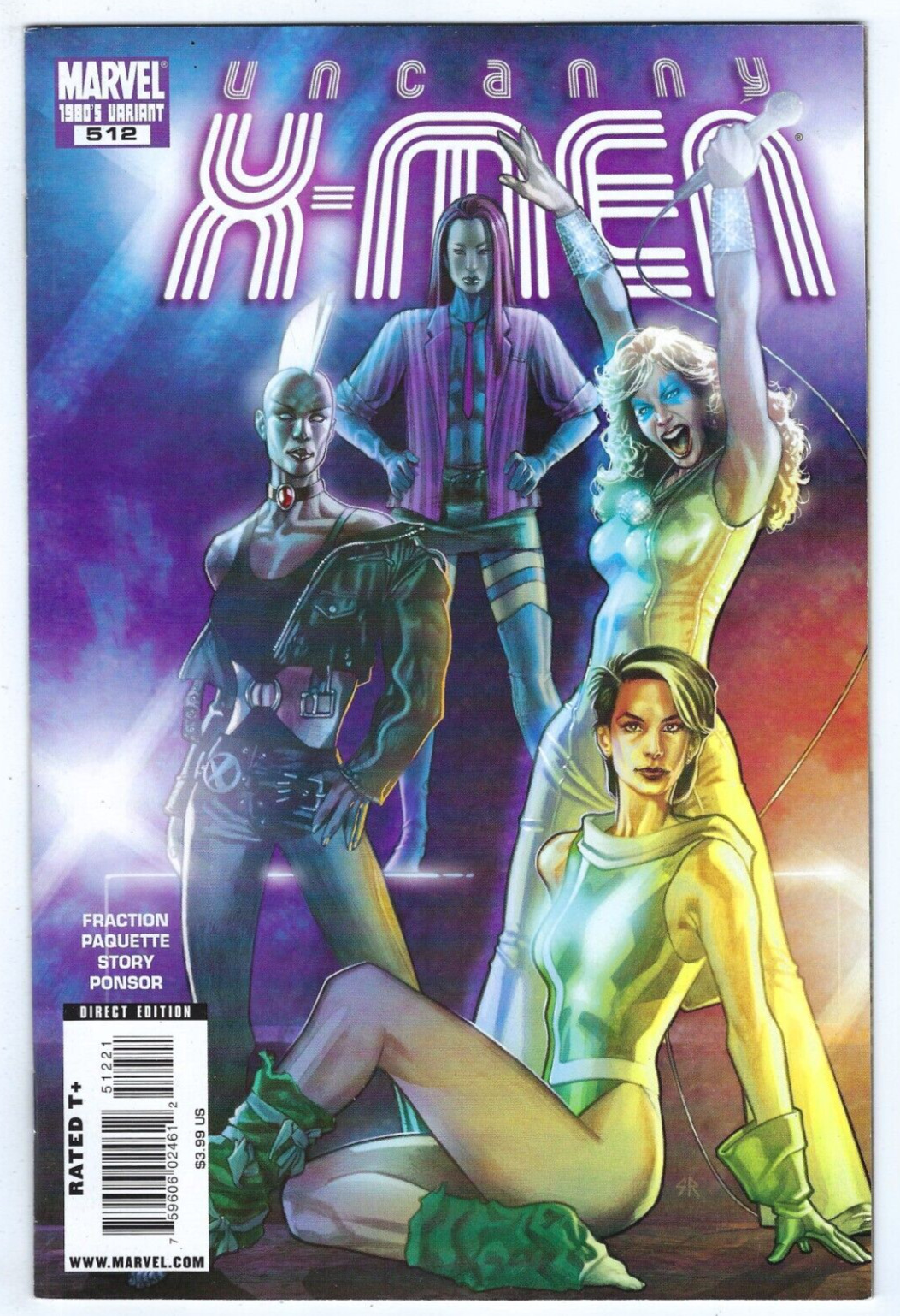 Marvel Comics UNCANNY X-MEN #512 first printing Stephane Roux 80\'s variant cover