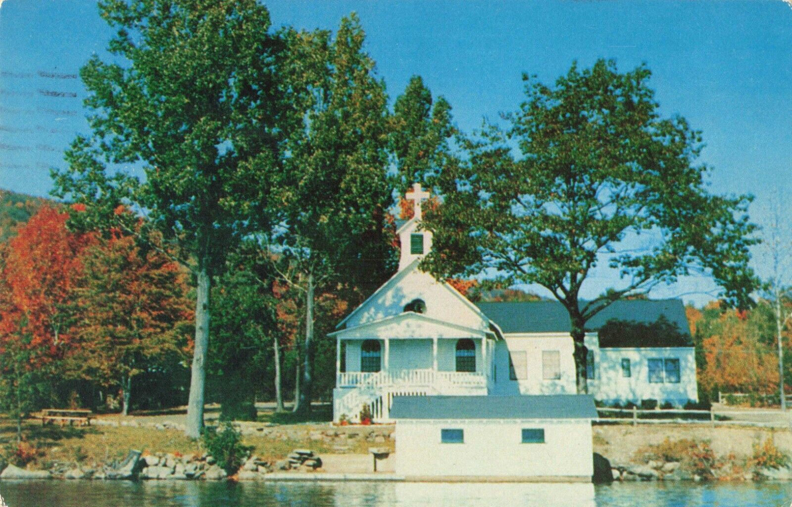 Christ Union Chapel Culver Lake New Jersey NJ Chrome 1957 Postcard