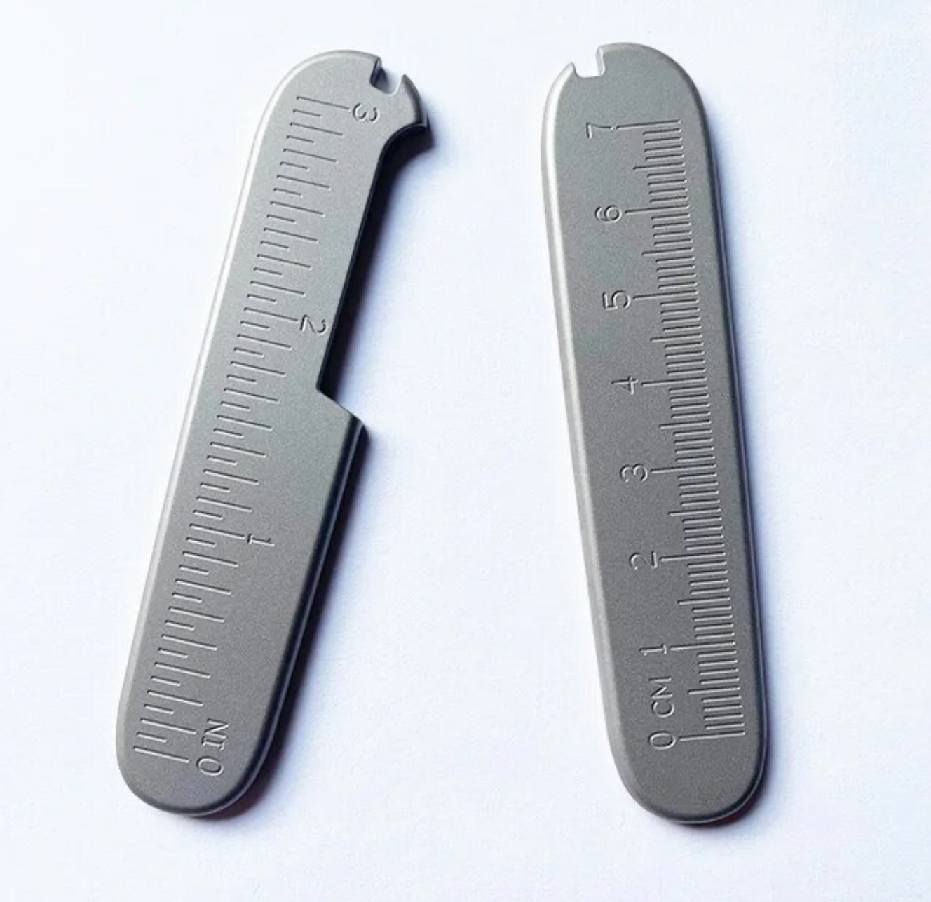 Victorinox 91mm Titanium Scales RULER Pattern Handle For Swiss Army Knife