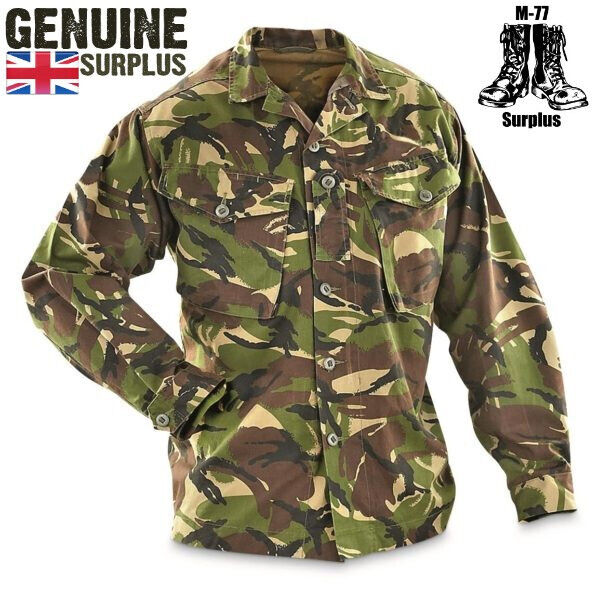 Large Surplus British Army DPM Field Shirt BDU Camo Camouflage Hunting