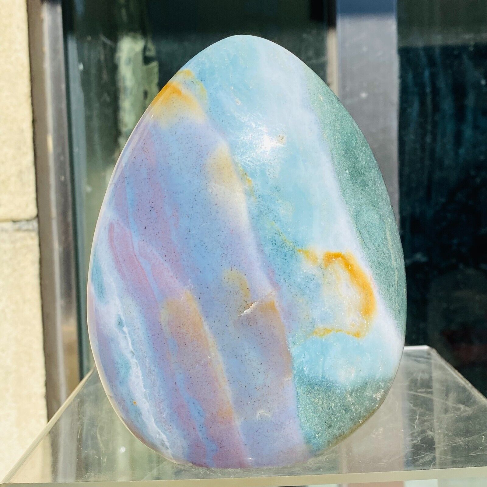 1510g Natural Colourful Ocean Jasper Crystal Polished Display Specimen Healing