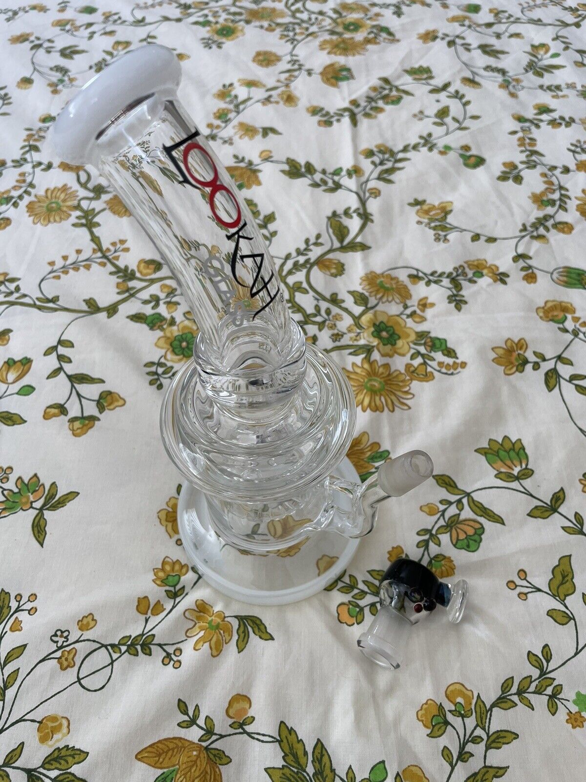 Lookah Glass Water Pipe 10 Inches Tall