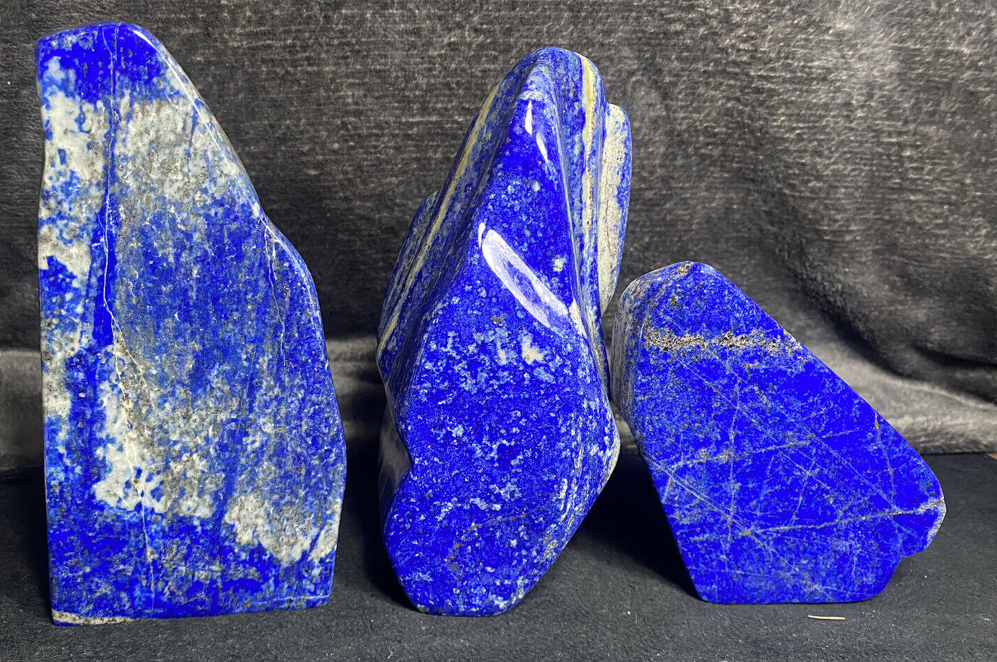 Lapis Lazuli free forms grade A geode 3.1kg 1PCs Crystals tumbles block bookend