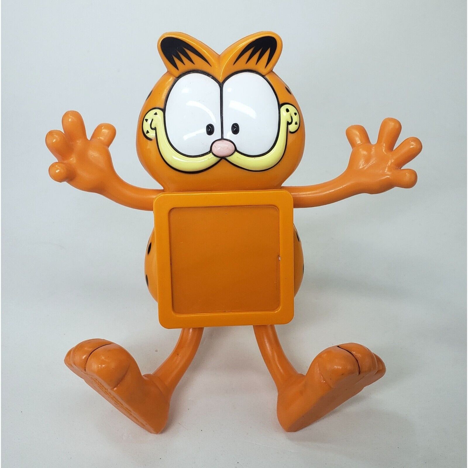 Vintage 1981 Garfield the Cat Bendable Poseable Figure Picture Photo Frame
