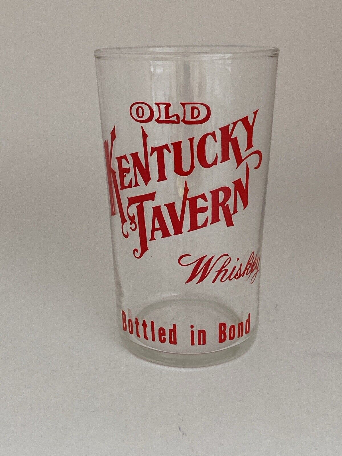 Vintage Beer Glass Old Kentucky Tavern Whiskey Bottled In Bond