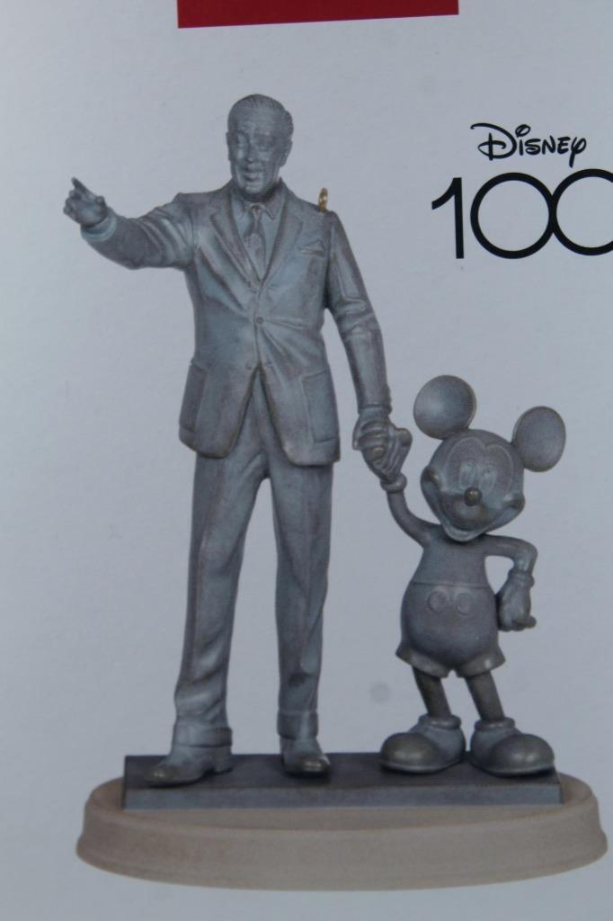 Hallmark \'Partners\' 100 Year Anniversary-Walt Disney & Mickey Mouse 2023 Orn NIB