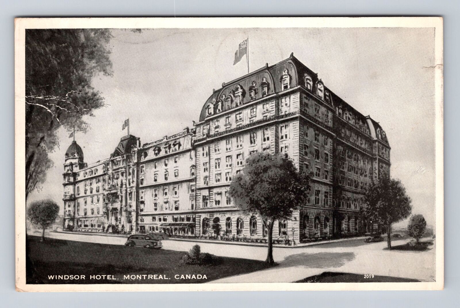 Montreal Quebec-Canada, Windsor Hotel, Advertising, Vintage c1952 Postcard