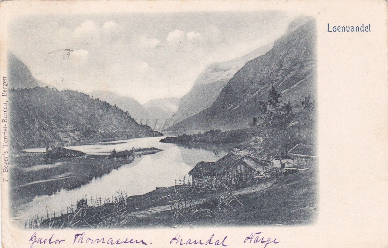 NORWAY - Loenvandet 1901