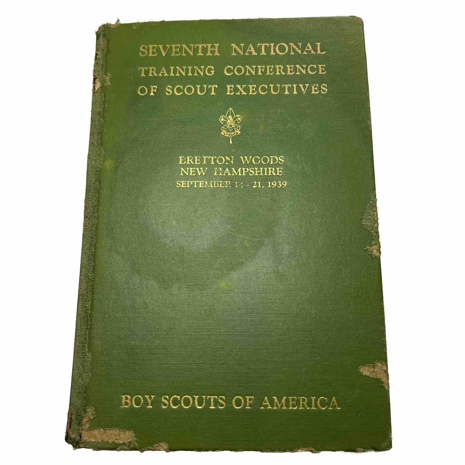BSA Official Report of the 7th National Training Conference Hardback 1939 BS-978
