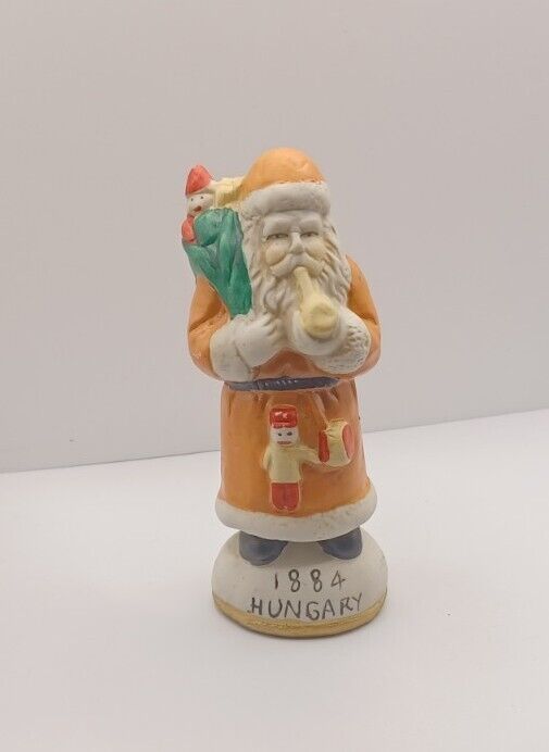 Vintage 1884 Hungary Old World Santa Claus Christmas Figurine