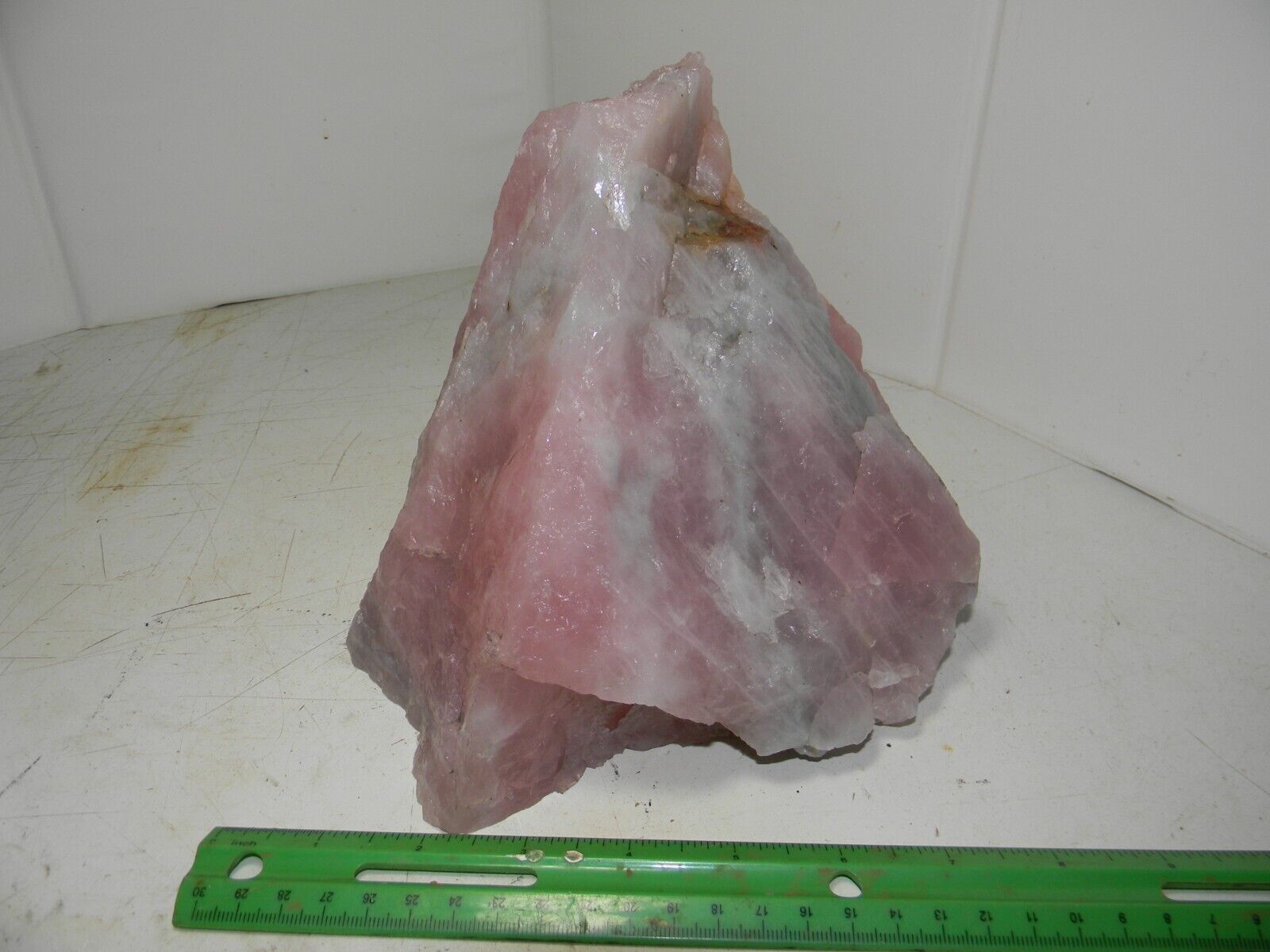 10.9 lb Large Rose Quartz Top Grade with Manganese South Africa Rough  #2