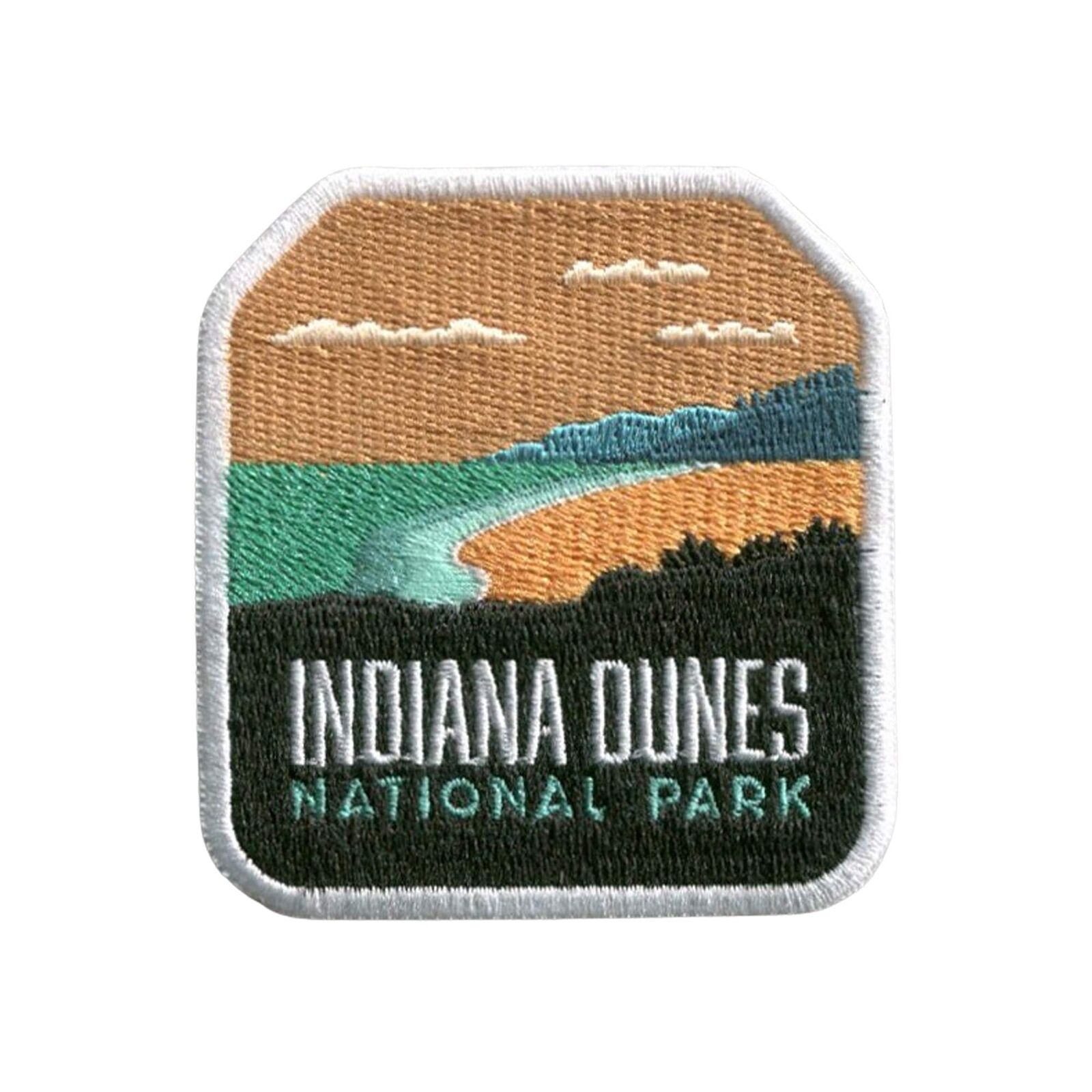 Indiana Dunes Iron on Travel Patch - Great Souvenir or Gift for travellers