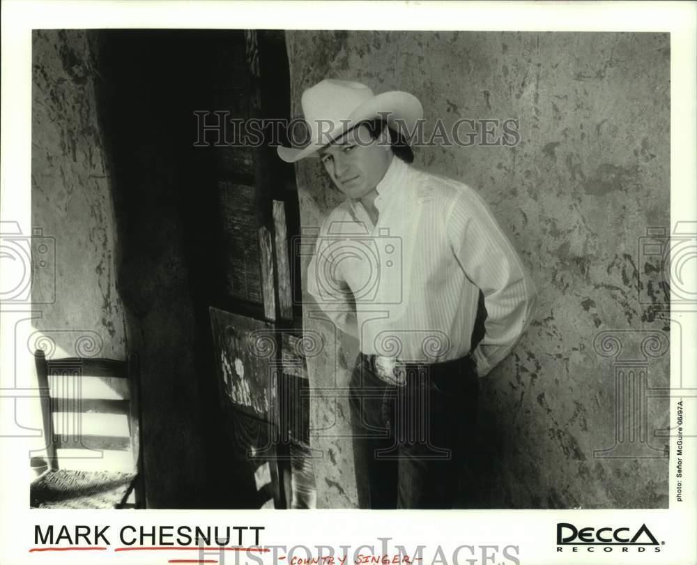 1997 Press Photo Country Singer Mark Chesnutt - hcp38079