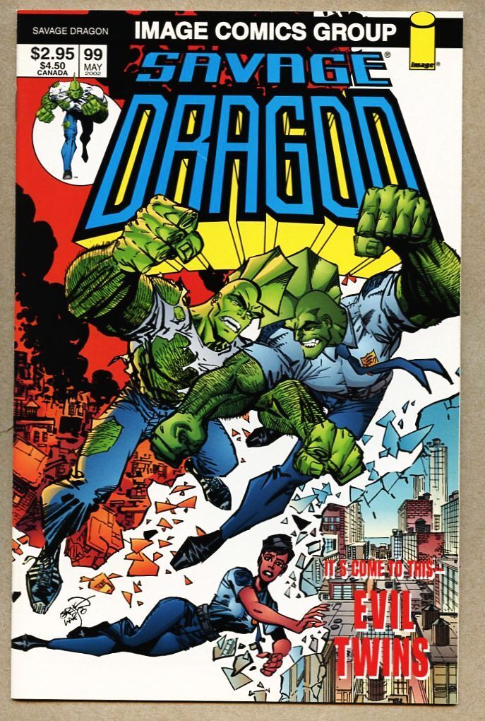 Savage Dragon #99-2002 nm- 9.2 Image Erik Larsen Dragon Vs Dragon