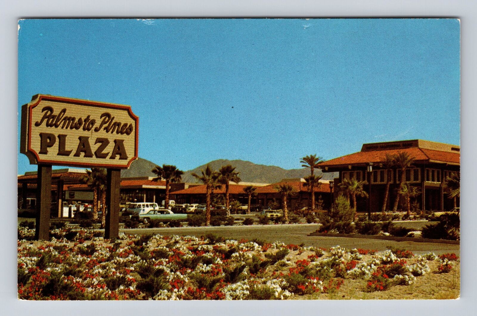 Palm Desert CA-California, Palms To Pines Plaza, Antique, Vintage Postcard