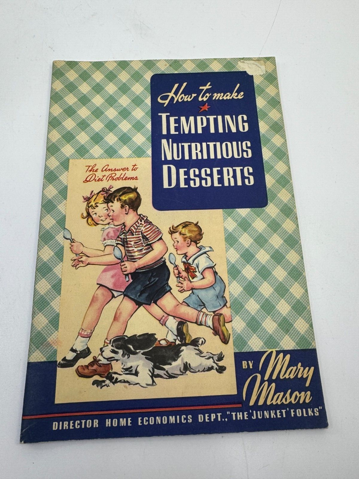 How To Make Tempting Nutritious Desserts Mary Mason Vintage Cook Booklet Recipes