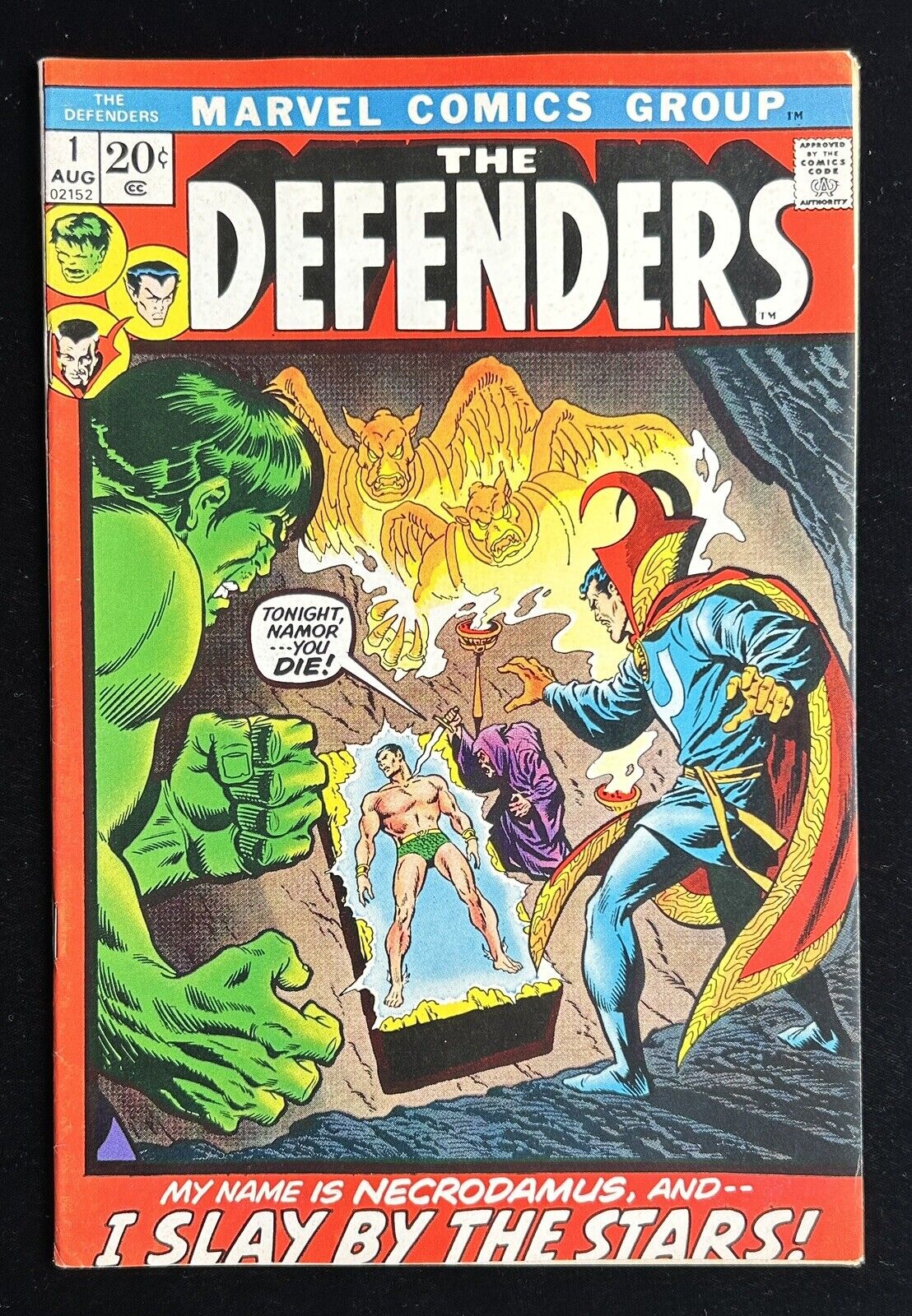 Defenders #1 (1972) 1st Solo Title VF (8.0) Condition