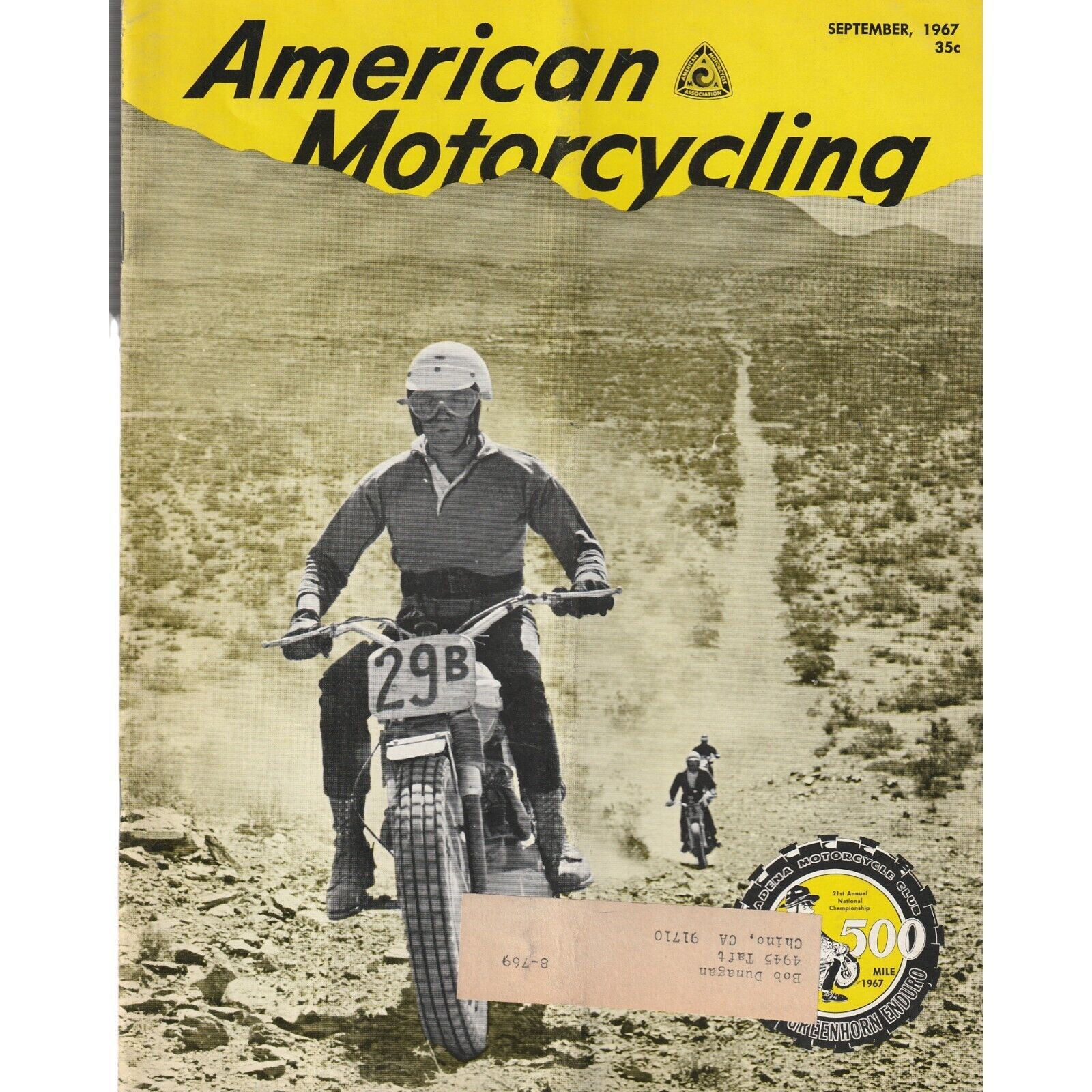 American Motorcycling Magazine Sept 1967