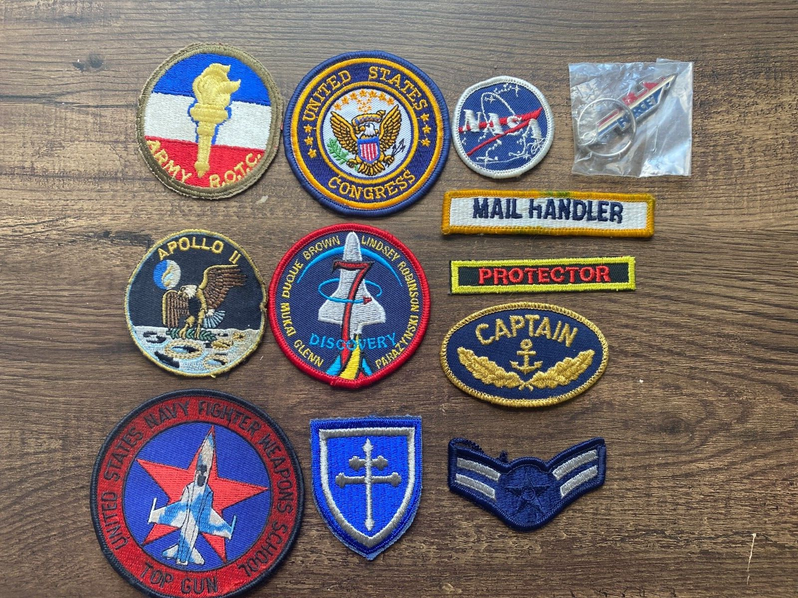 Lot of Military - NASA - US Congress - Mail Handler - Apollo II - Top Gun