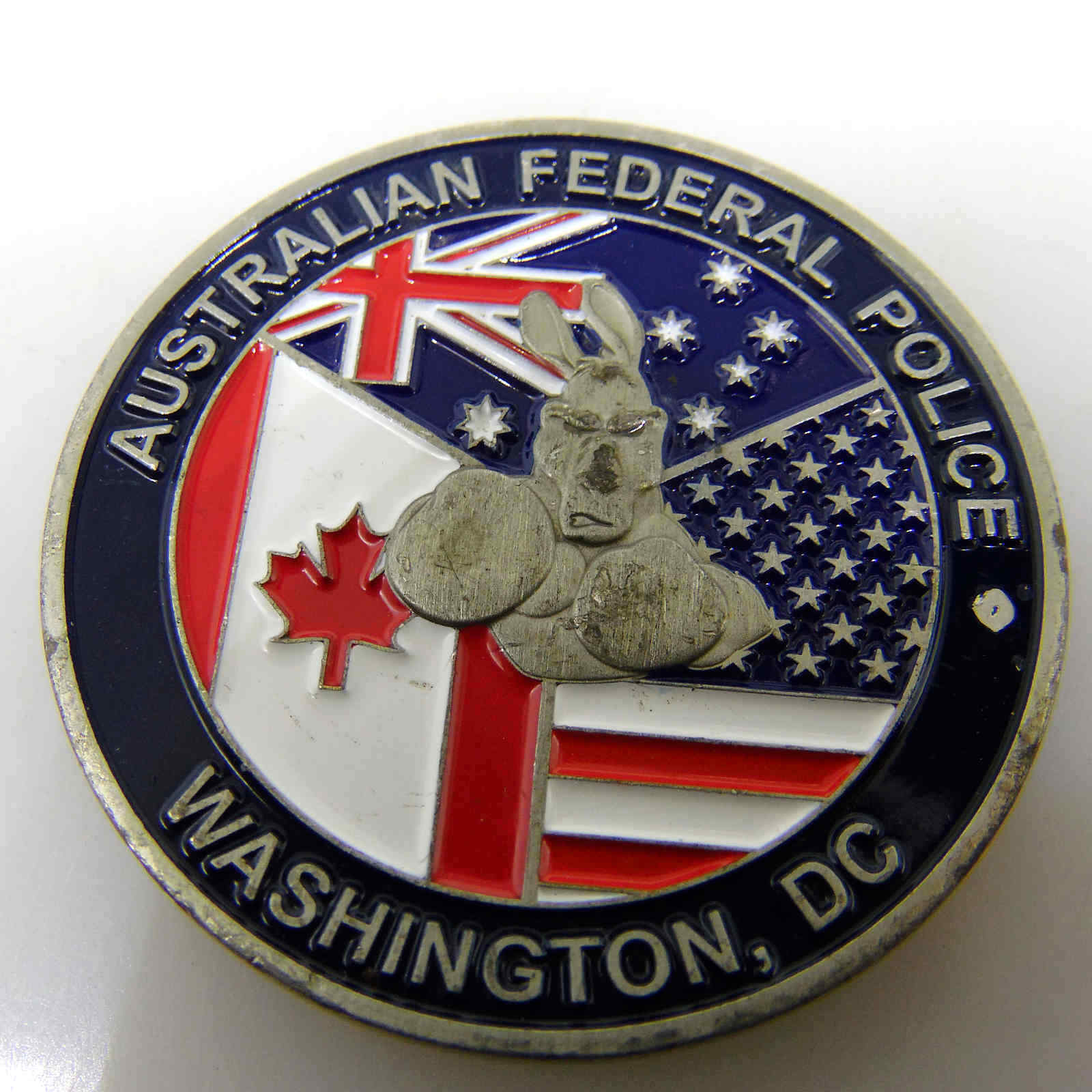 AUSTRALIAN FEDERAL POLICE WASHINGTON DC CHALLENGE COIN