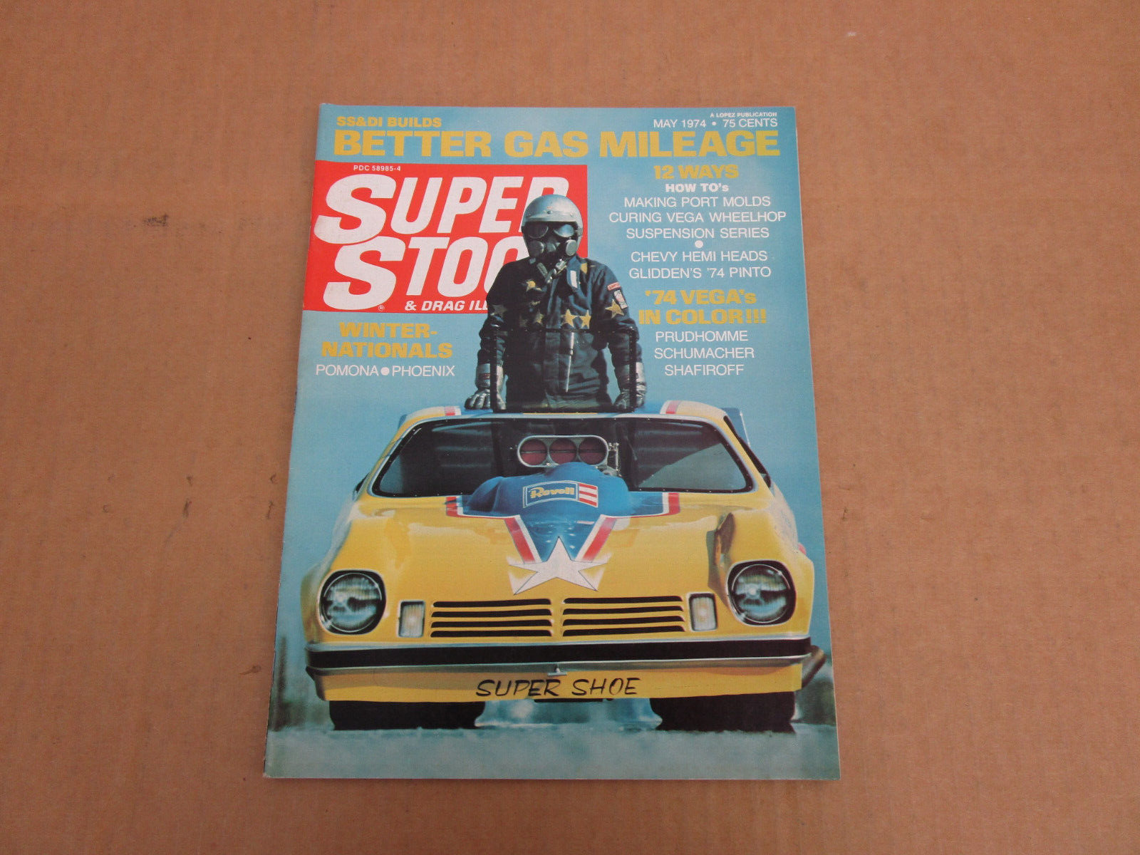 SUPER STOCK & DRAG ILL magazine May 1974 Chevrolet Pinto Vega race racing