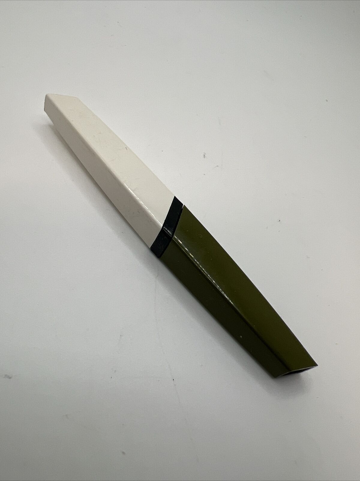 Vintage X-Acto Tool Avacado Green & White Case