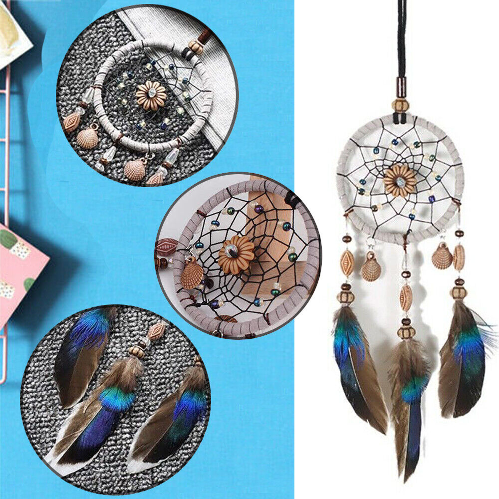 Dream Catchers for Cars Rear View Mirror, Small Feather Dream Catcher Wall Hangi